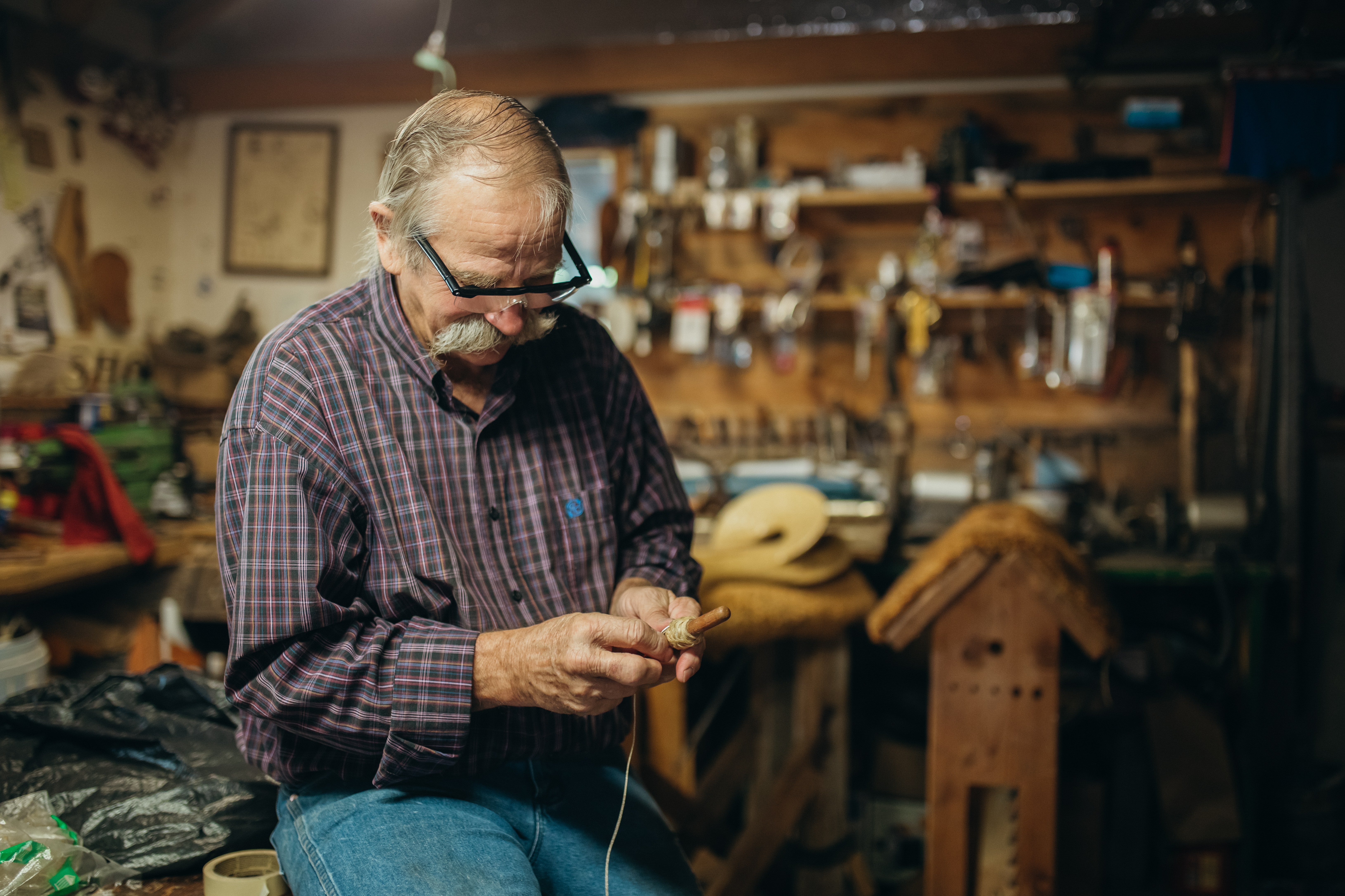 Man in workshop